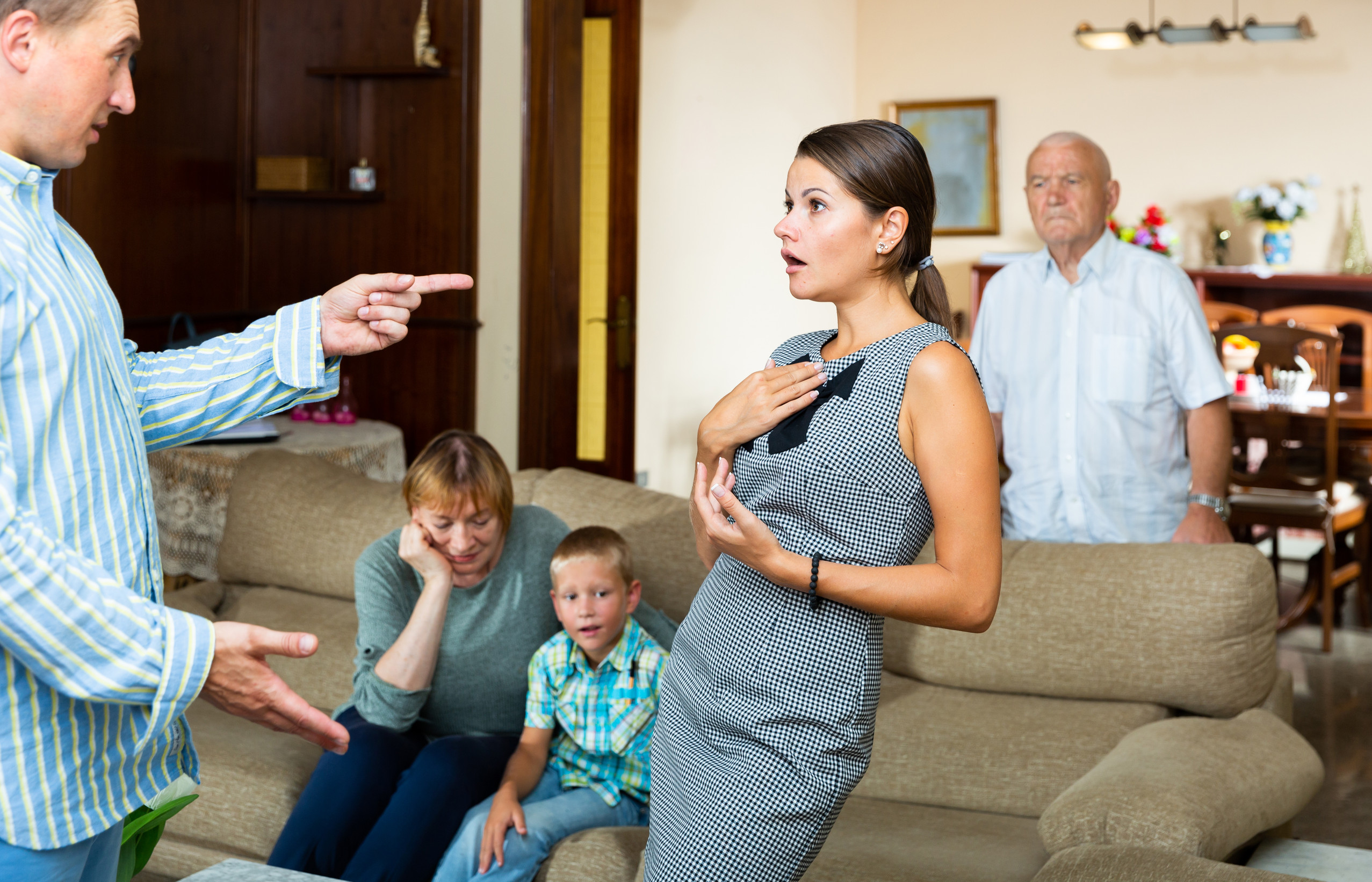 family fights over small items