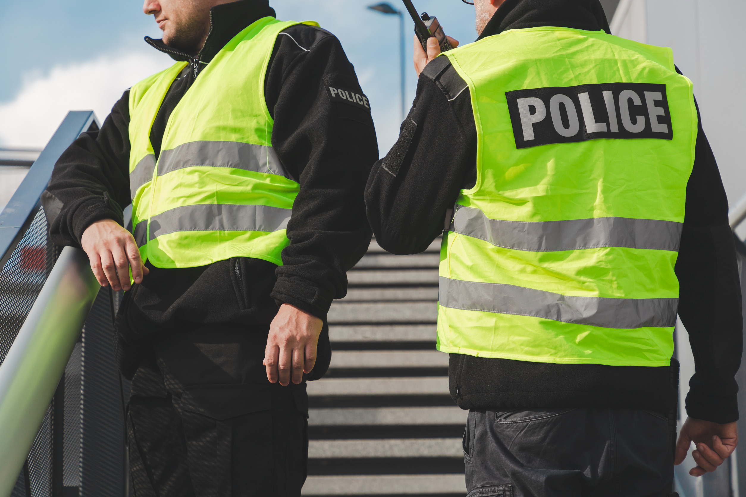 A group of police officers