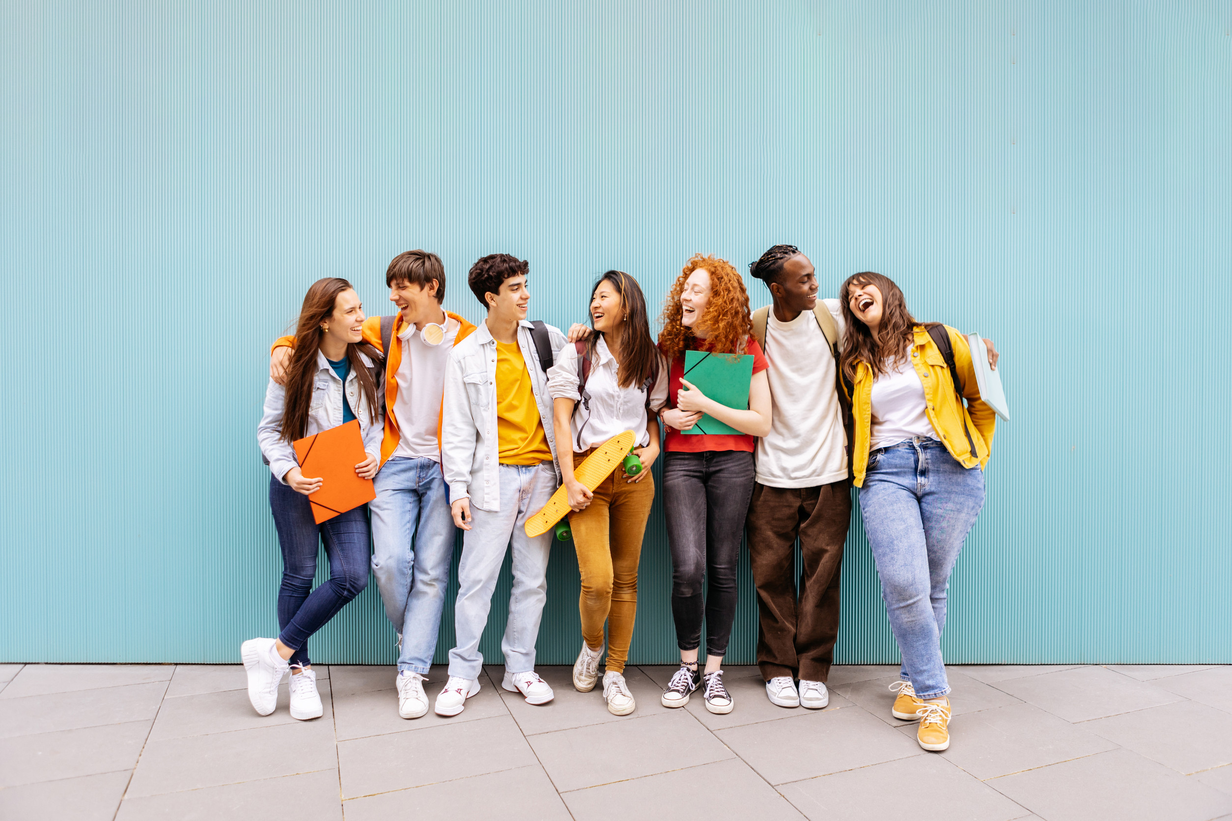 A group of Gen Z students