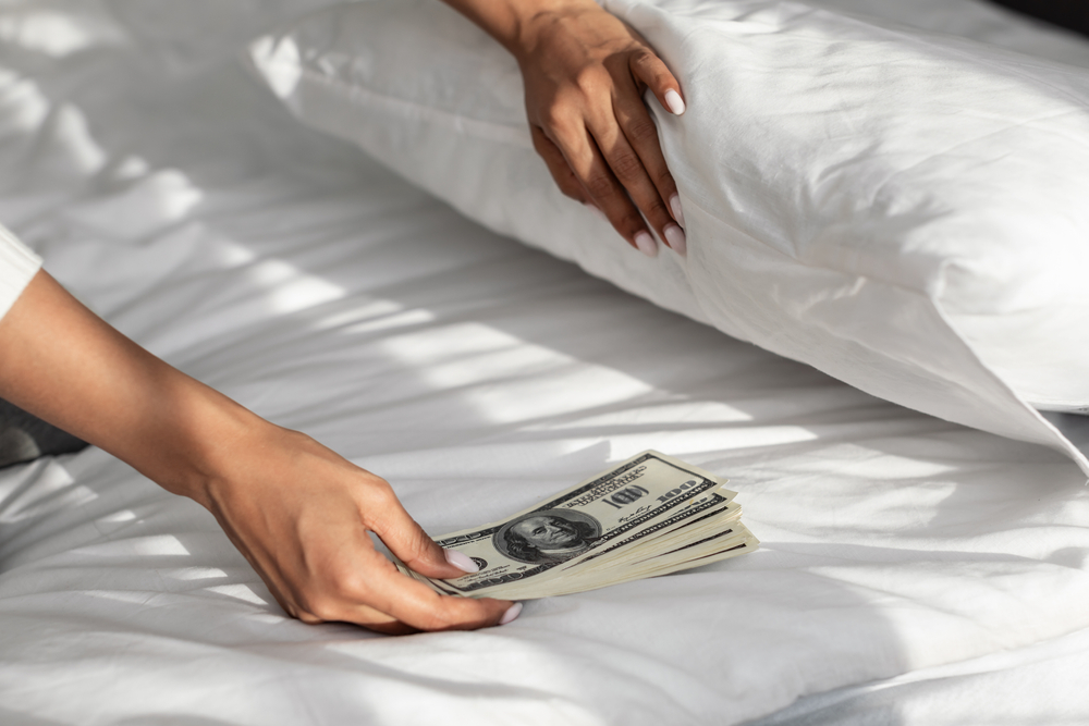 best places to hide money in your home