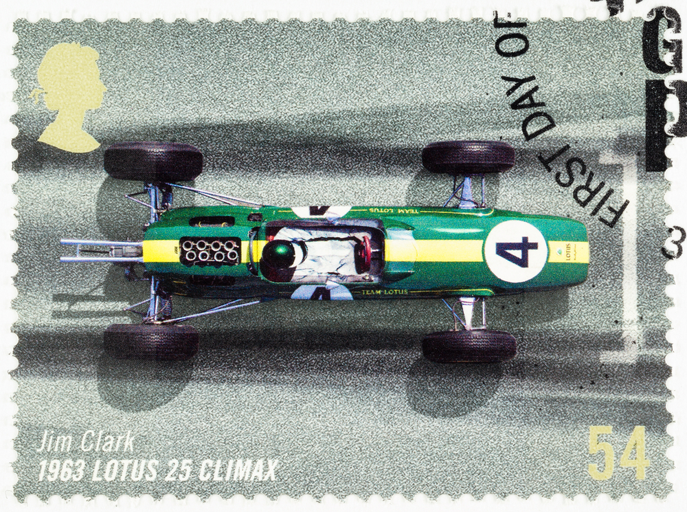 Formula One drivers - Jim Clark stamp